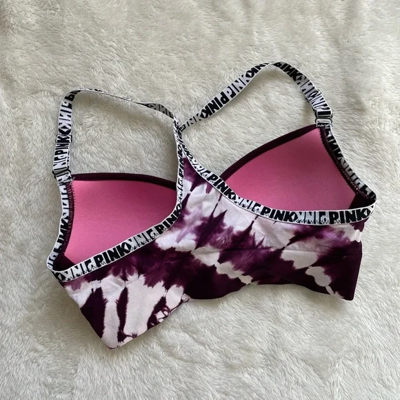 - VS Pink purple tie dye sports bra. - Picture 4 of 4